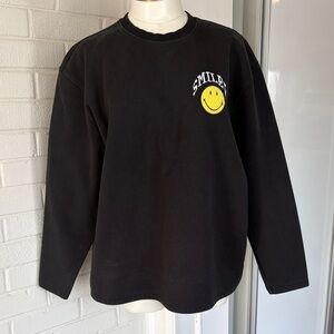 Smiley brand black sweatshirt